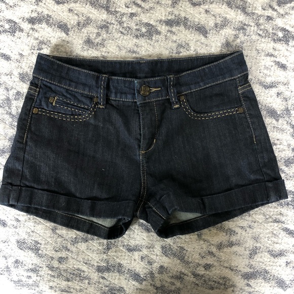 BCBGMaxAzria Rolled Jean Shorts for Women - Picture 2 of 10